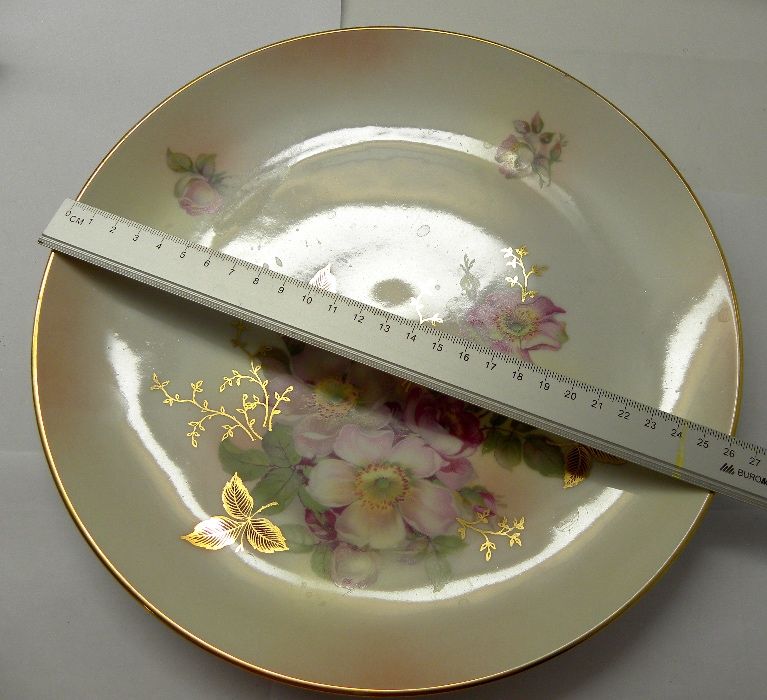 тарелка фарфор тарілка квіти винтаж Німечинна