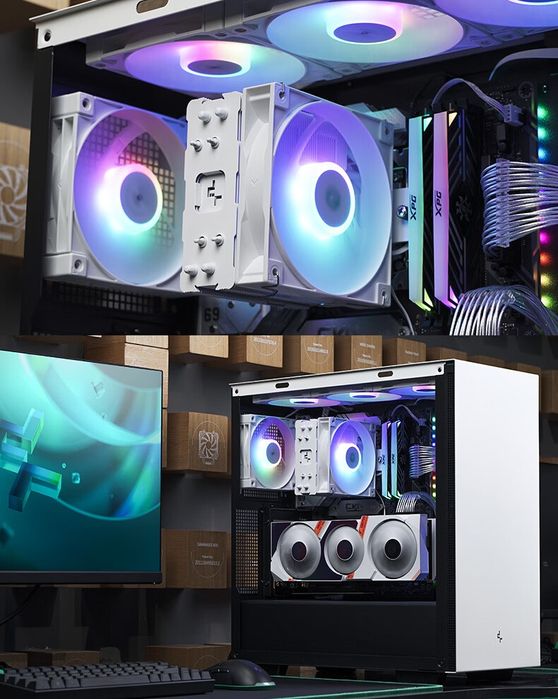 Кулер для процесора Deepcool AG400 V5 ARGB White