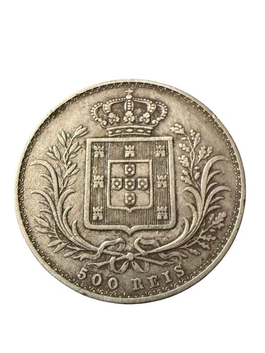 Moeda de 500 Reis de 1879
