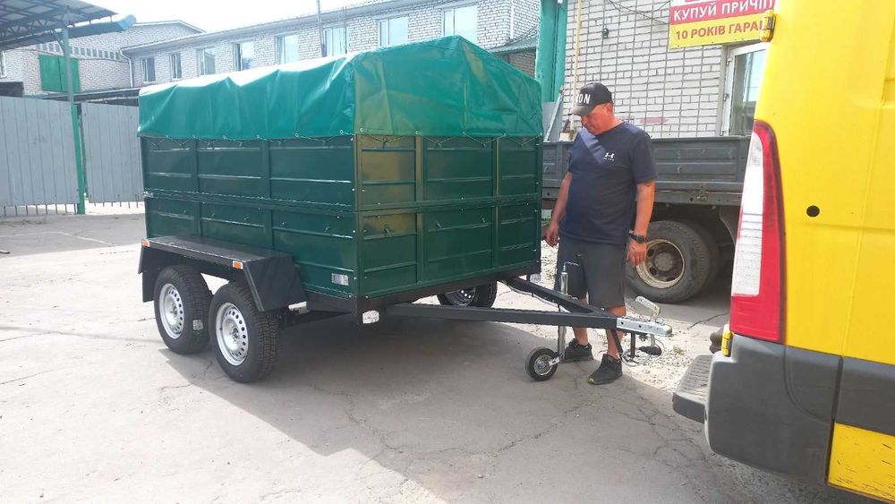 Прицеп легковой  Самый Большой размер одноосных прицепов 3.0*1.6*0.45м