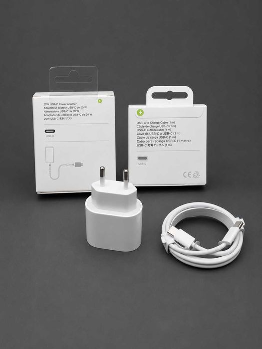 iPhone Ładowarka do Apple iPhone + Kabel USB-C NOWE Gwarancja Kabel iPhone 17 Pro Kabel IPhone 18 Pro 15 Kabel iPhone 15 Pro Kabel iPhone 16