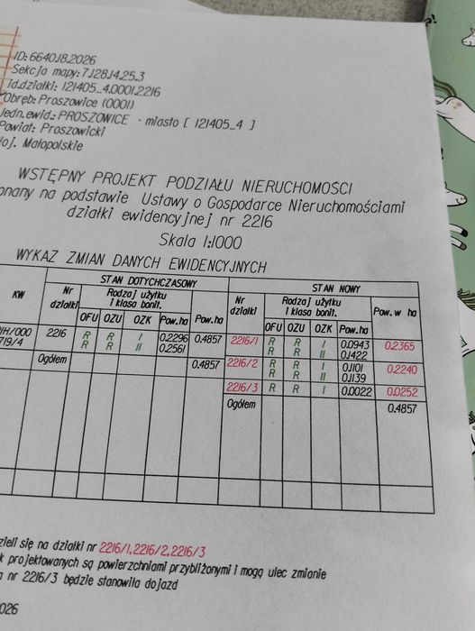 Działka budowlana 22 ar.