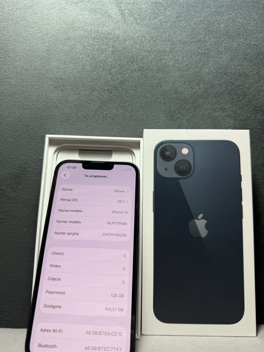 iPhone 13 | Idealny! | 87% baterii