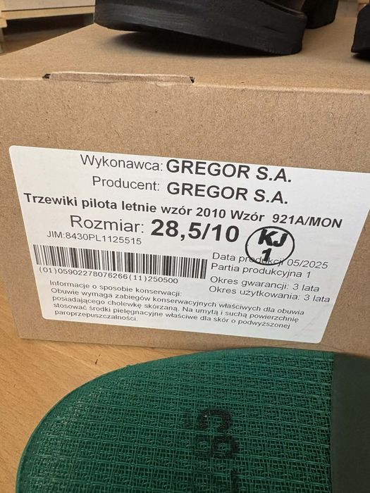Nowe buty wojskowe - GREGOR 28.5/10, skóra wz.2019