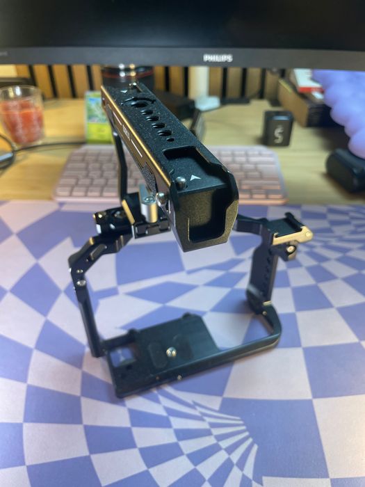 Kit completo Lumix Gh5 com 3 lentes e cage