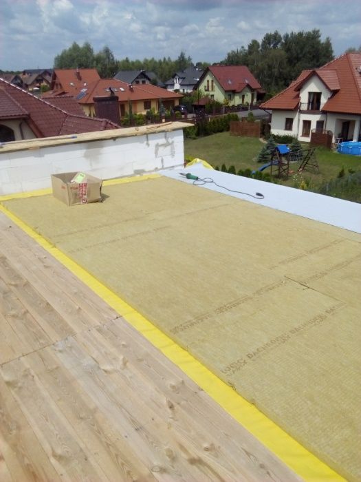 Dachy płaskie, tarasy - membrana PVC, TPO. Renowacje płynnym PVC.Śląsk