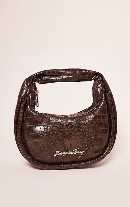 Міні сумочка в шоколадному кольрі