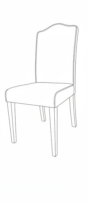 Krzesło w stylu hampton