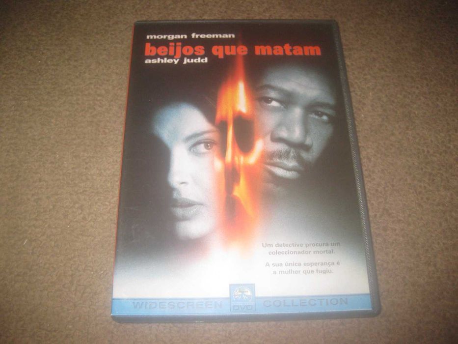DVD "Beijos Que Matam" com Morgan Freeman