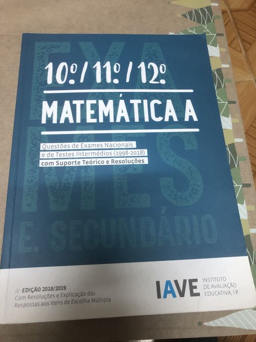 Livro IAVE exame matemática 12 ano