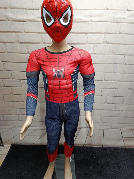 Strój przebranie Spiderman + maska  110/116