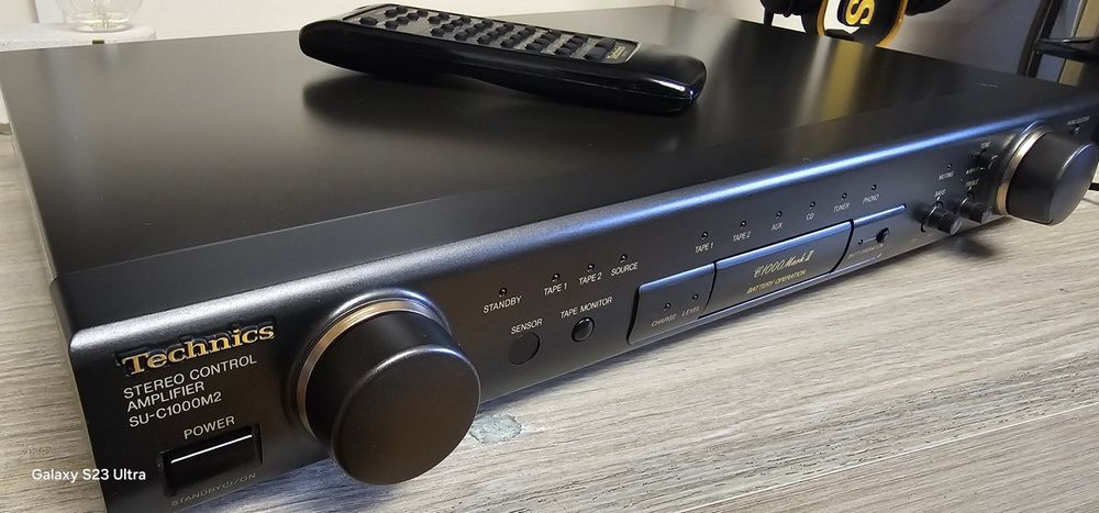 REZERWACJA Technics SE-A1000M2 wzm.mocy, SU-C1000M2 przedwzm.+oryg.pilot-idealny stan