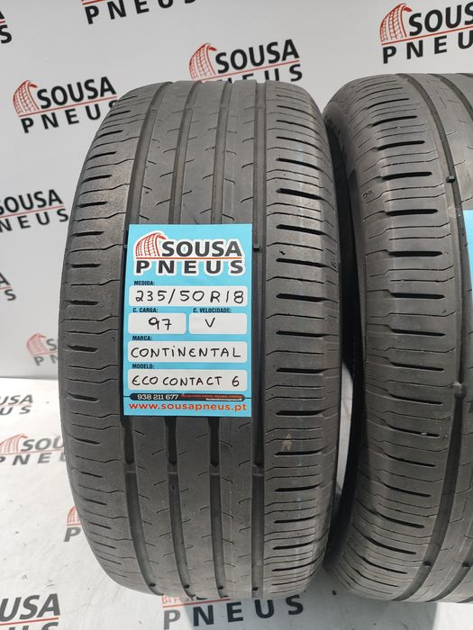 2 pneus semi novos 235-50R18 Continental - Oferta dos Portes
