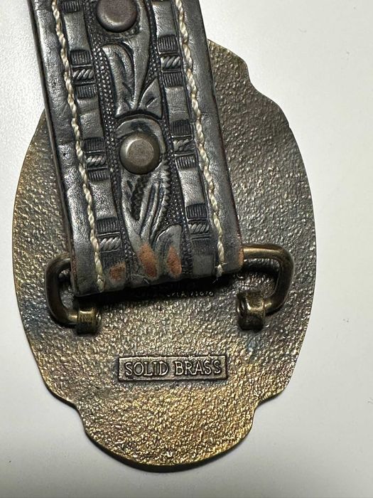 Cinto western Appaloosa - SOLID BRASS - EUA