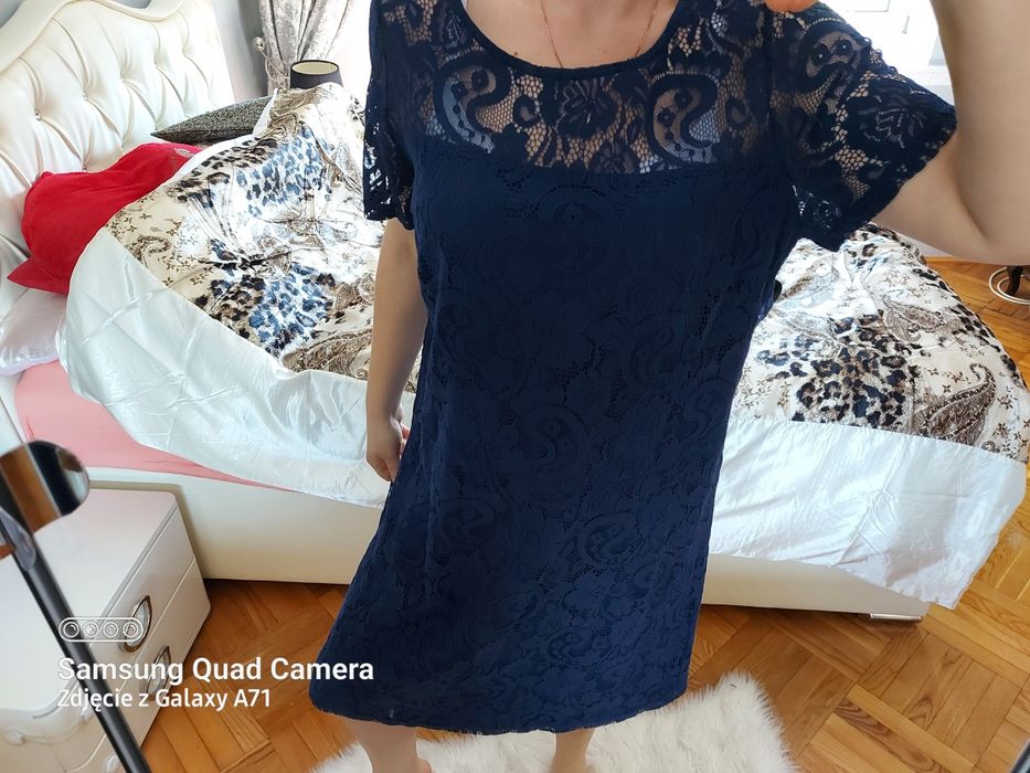Sukienka koronka Dorothy Perkins 46 jak nowa zalando