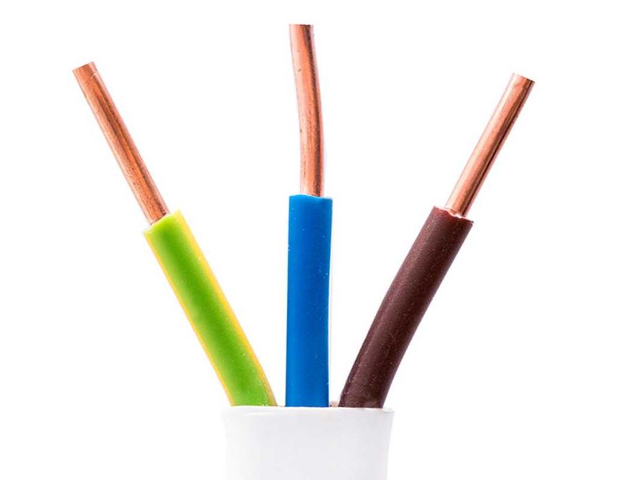 PRZEWÓD KABEL Instalacyjny YDYp 3x2,5 50m Biały Płaski - WYPRZEDAŻ