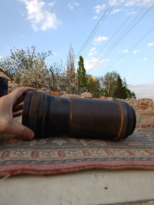 Обьектив(Линзы,анаморфная насака) с кинопроектора. ГОСТ 9039-65 35НАП