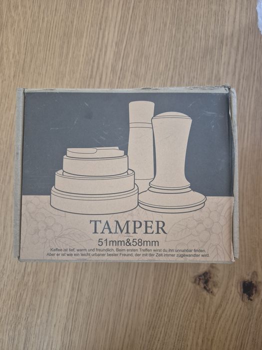 Zestaw tamperów marki Kaffee nowy