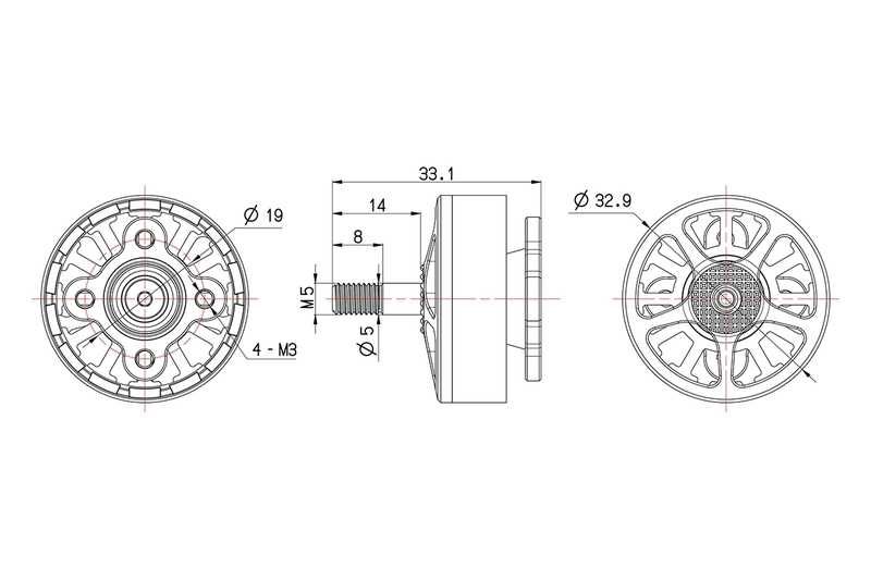Мотор Brother Hobby Avanger 2806.5 1300kv