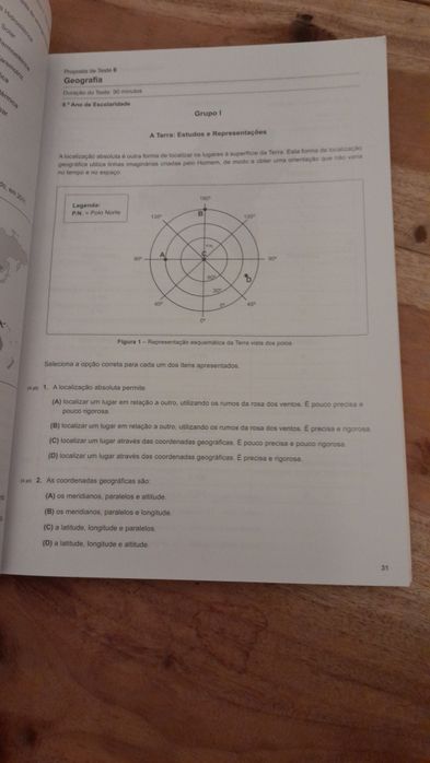 Testes 9.° ano Geografia  - Prepara-te!