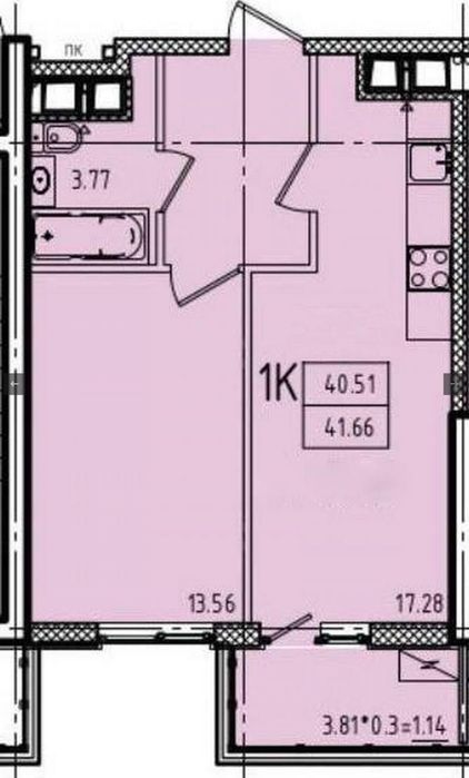 .ЖК Еллада | Будинок зданий | 41,6 м² | Аркадія
