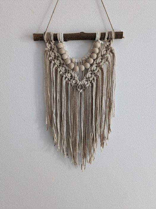 Painel em macramé