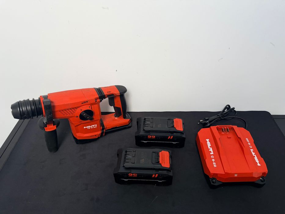 Akumulatorowa młotowiertarka HILTI TE6-22 NURON BDB Stan Mega Zestaw 2 x aku 8.0 Ah