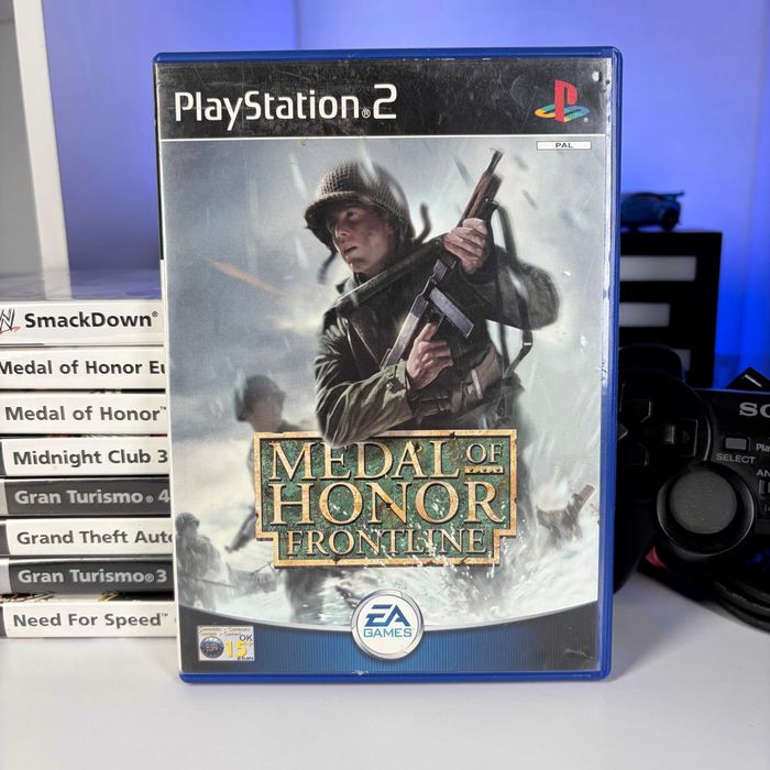 Гра Sony PlayStation 2 Medal of Honor: Frontline Б/У PS2 Оригінальна ігра Плейстейшен 2 Медал оф Хонор Фронтлайн асортимент ігри ПС2