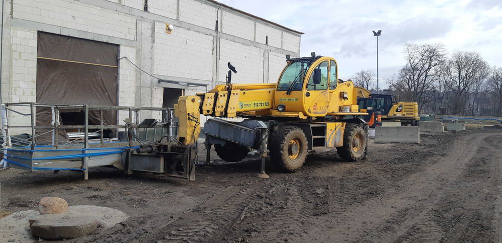 Usługa i Wynajem ładowarki teleskopowej manitka Dieci JCBMerlo Manitou