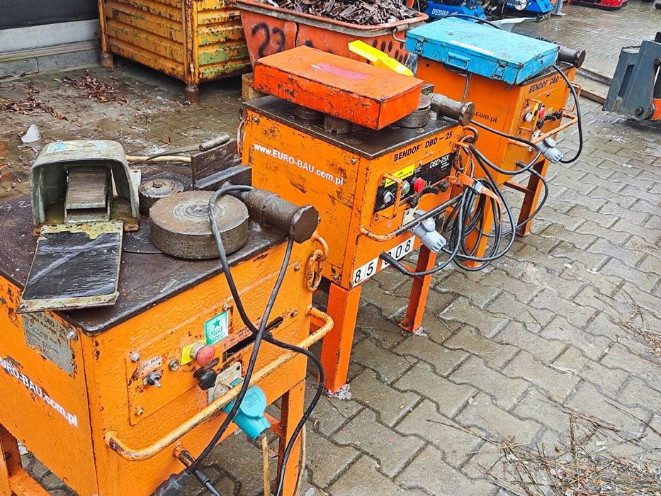Giętarka do prętów zbrojeniowych strzemion BENDOF DBD-25 używana