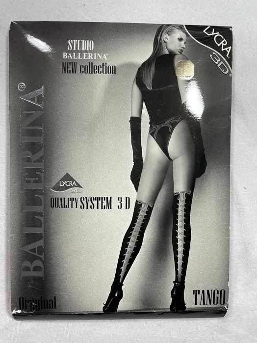 Ballerina tango 3D czarno-beżowe S/M