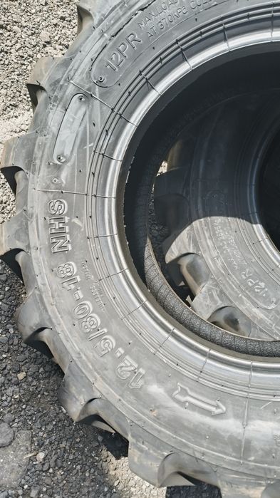 Opony 12.5/80-18 przemysłowo rolnicze 12PR  wzmocniony środek NOWE