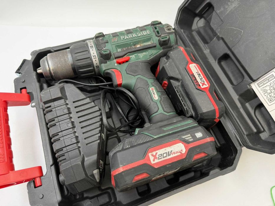 Wiertarko wkrętarka PARKSIDE PABS 20-LI G8 2x aku ładowarka walizka