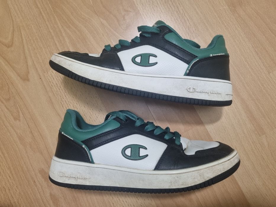 #buty #sportowe #39 #champion #rebound #2.0 #low #zielone #białe #sneakersy