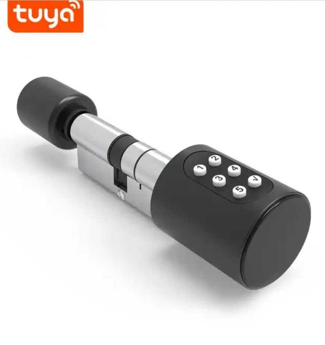 Inteligentna Klamka Wkładka  70Mm Pin Bluetooth Tuya