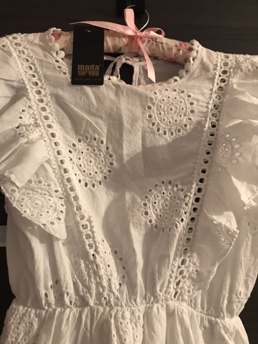 Sukienka boho ażurowa