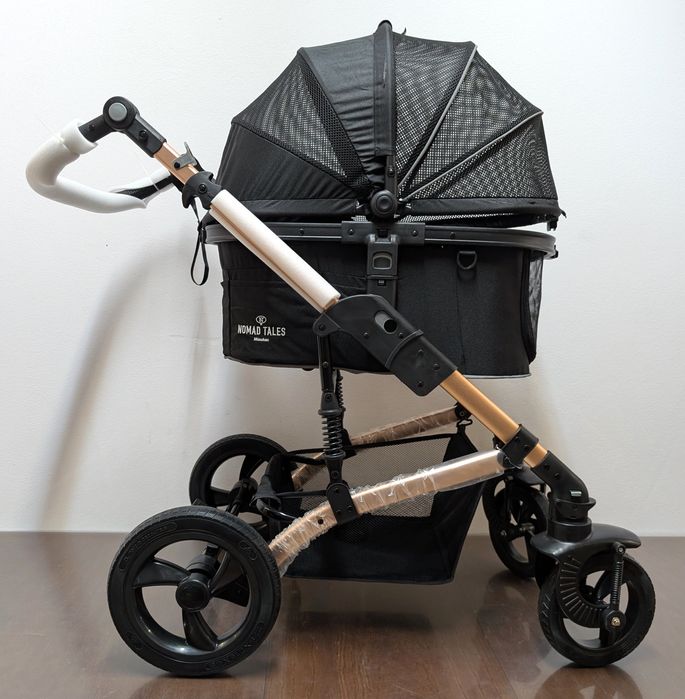 Nomad Tales Wózek dla Psa Kota Calma różowe złoto 82x65x102cm do15kg U