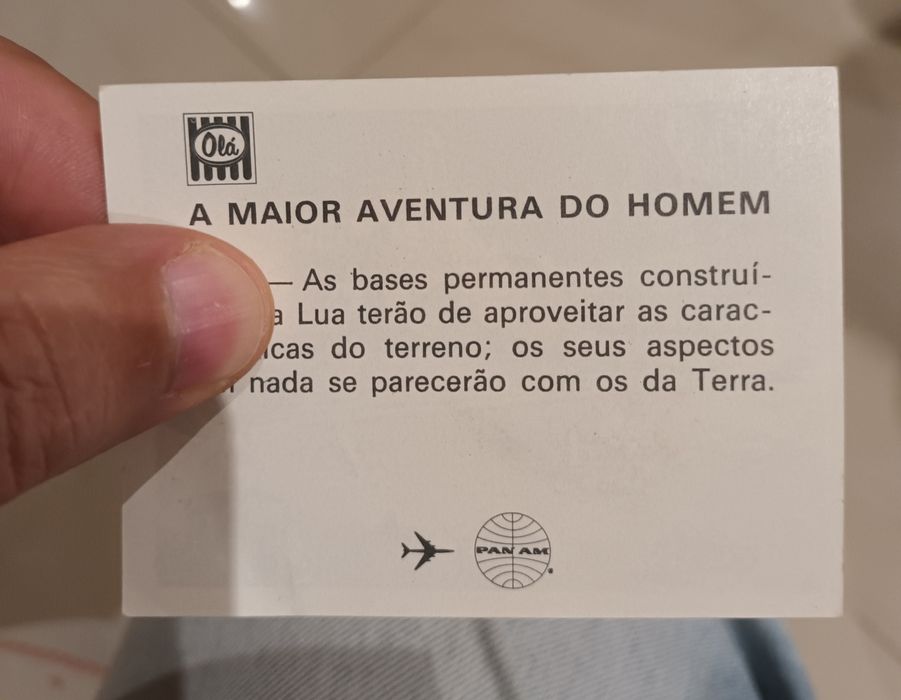 A maior aventira do homem gelados Olá cromos antigos