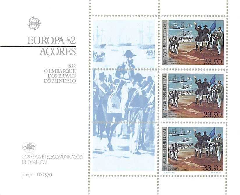 Bloco 0045_Portugal_1982_Europa CEPT
