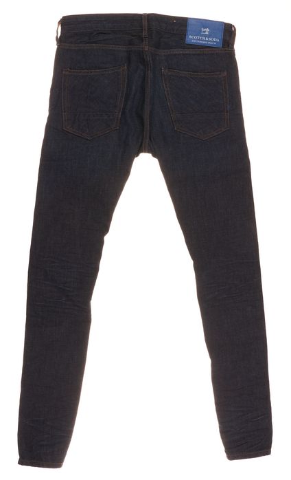 Spodnie Scotch & Soda Ralston Dark Blue W31 L32 Męskie Jeans Button
