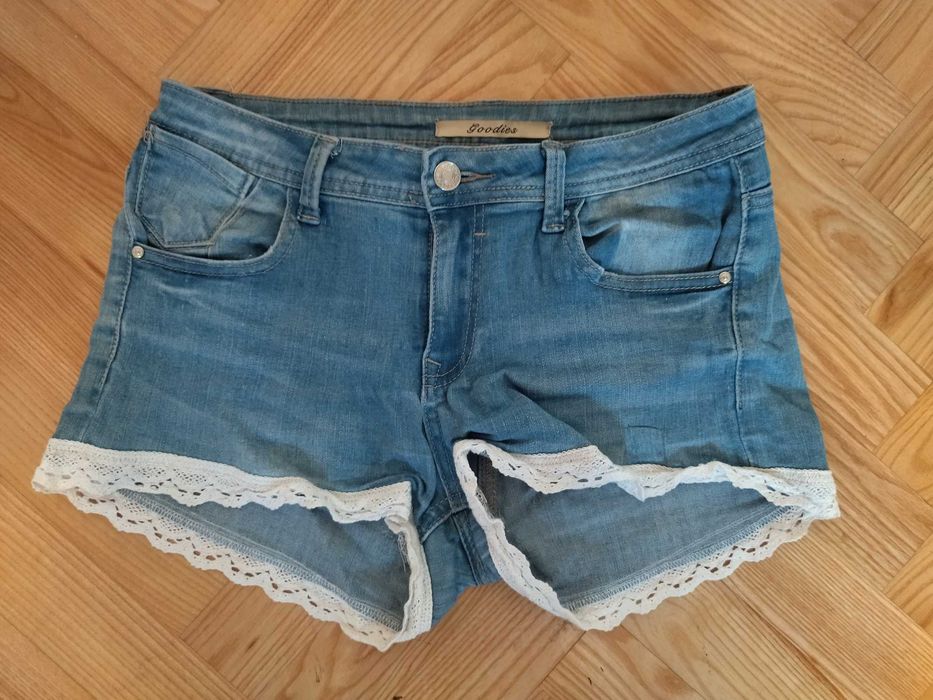 Spodenki szorty jeansowe niebieskie roz. 36