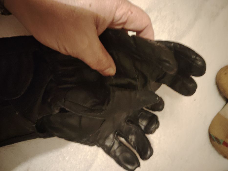 Luvas de pele motards