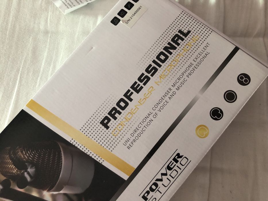 MICROFONE condensador profissional