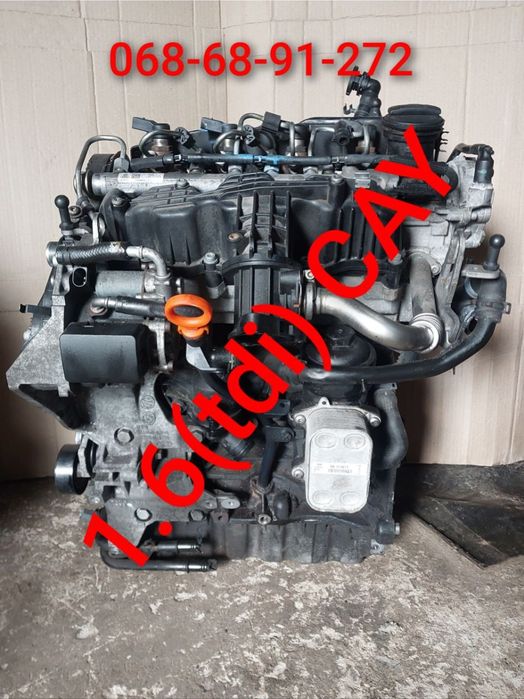 Двигун,(Мотор) 1.6tdi VAG CAY,CAYT Volkswagen/Seat/Audi/Skoda