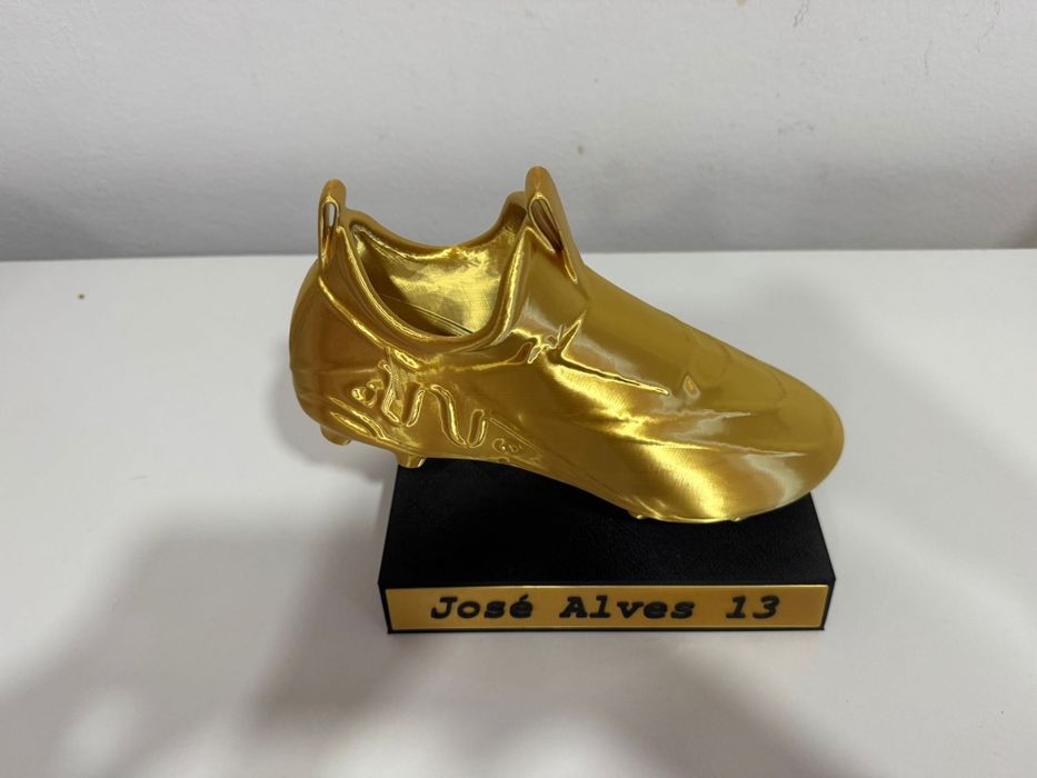 Troféu em forma de chuteira
