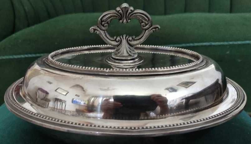 TERYNA Półmisek z pokrywą (Plater - ANGLIA) - ZABYTEK!