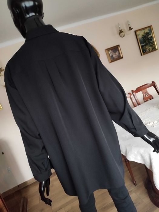 %_ITALY_koszula/ bluzka_napisy/tygrys styl kenzo - 38/44 - czarna