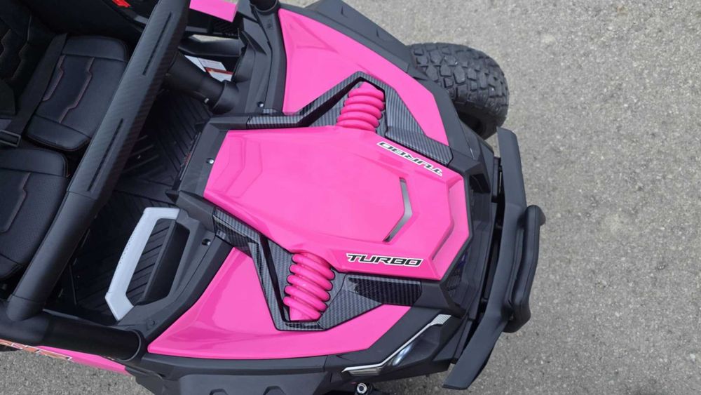 BUGGY SXS auto na akumulator XXL dwuosobowe różowe dla dziewczynki