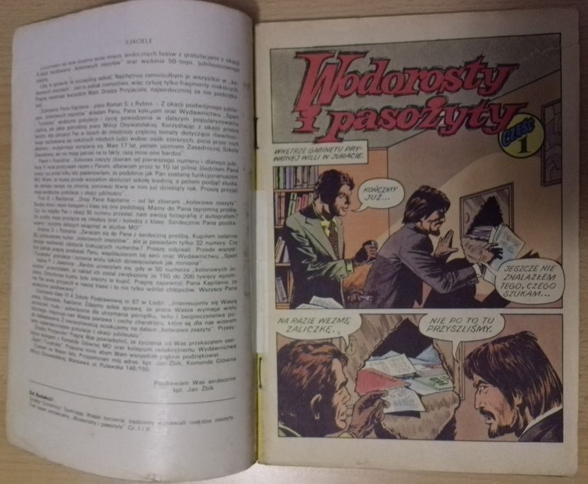 Wodorosty i pasozyty Kapitan Zbik komiks