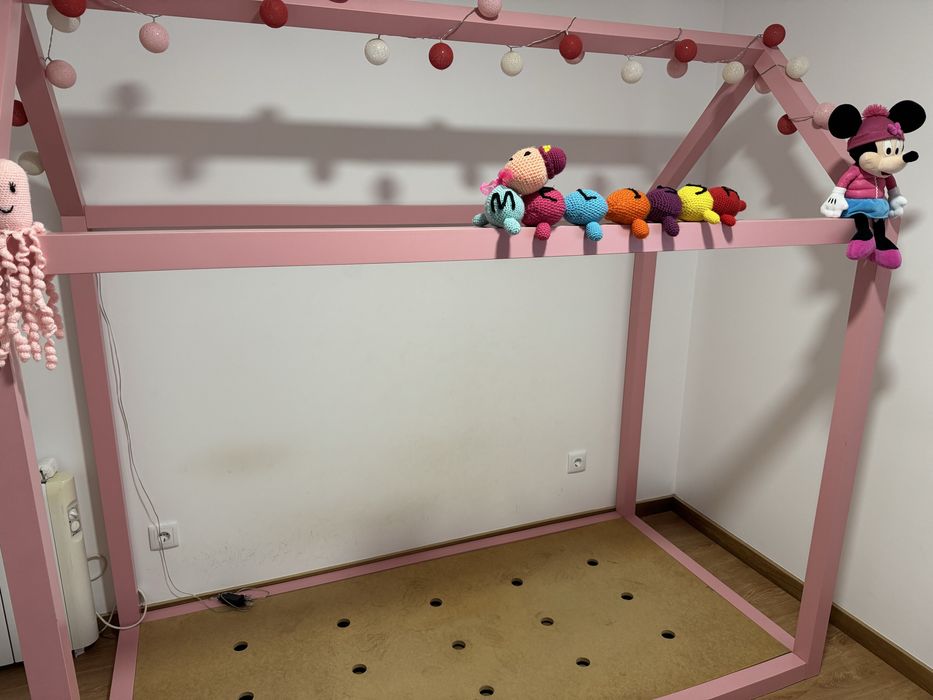 Cama de menina/criança montessori